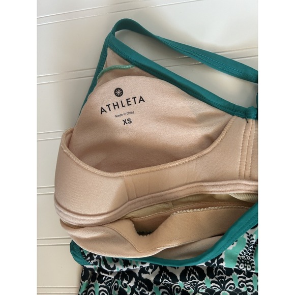 Athleta Shorebreak Bombay Grenadine Graphic Print Sport Dress Tennis Golf Sz XS - Picture 5 of 8